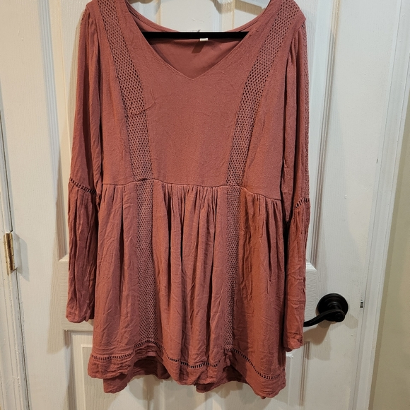 Boho Longsleeve Mini Dress - Picture 7 of 7